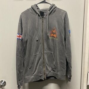 Def Leppard Heavy Metal Band - Official 2018 Tour Hoodie - Mens Small